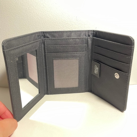 Tahari Black Vegan Leather Wallet - Picture 3 of 3
